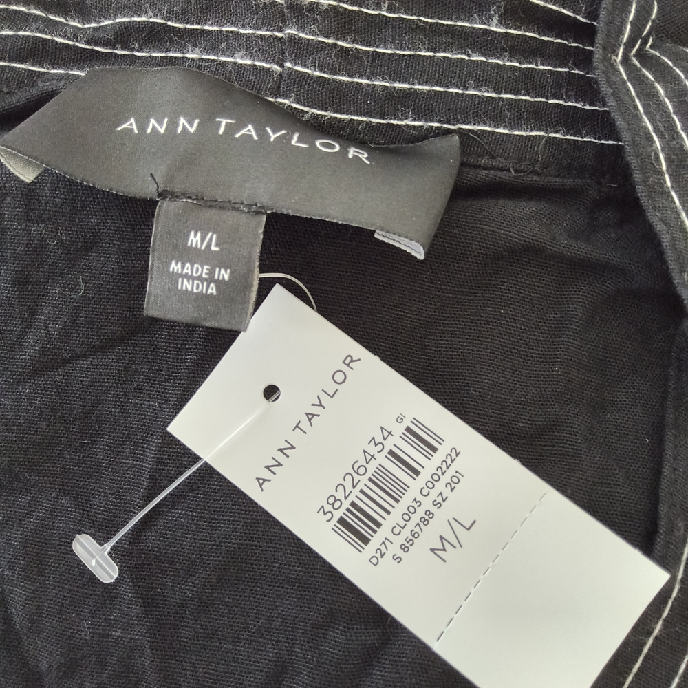 Ann Taylor Black and White Embroidered Jacket - Picture 6 of 6